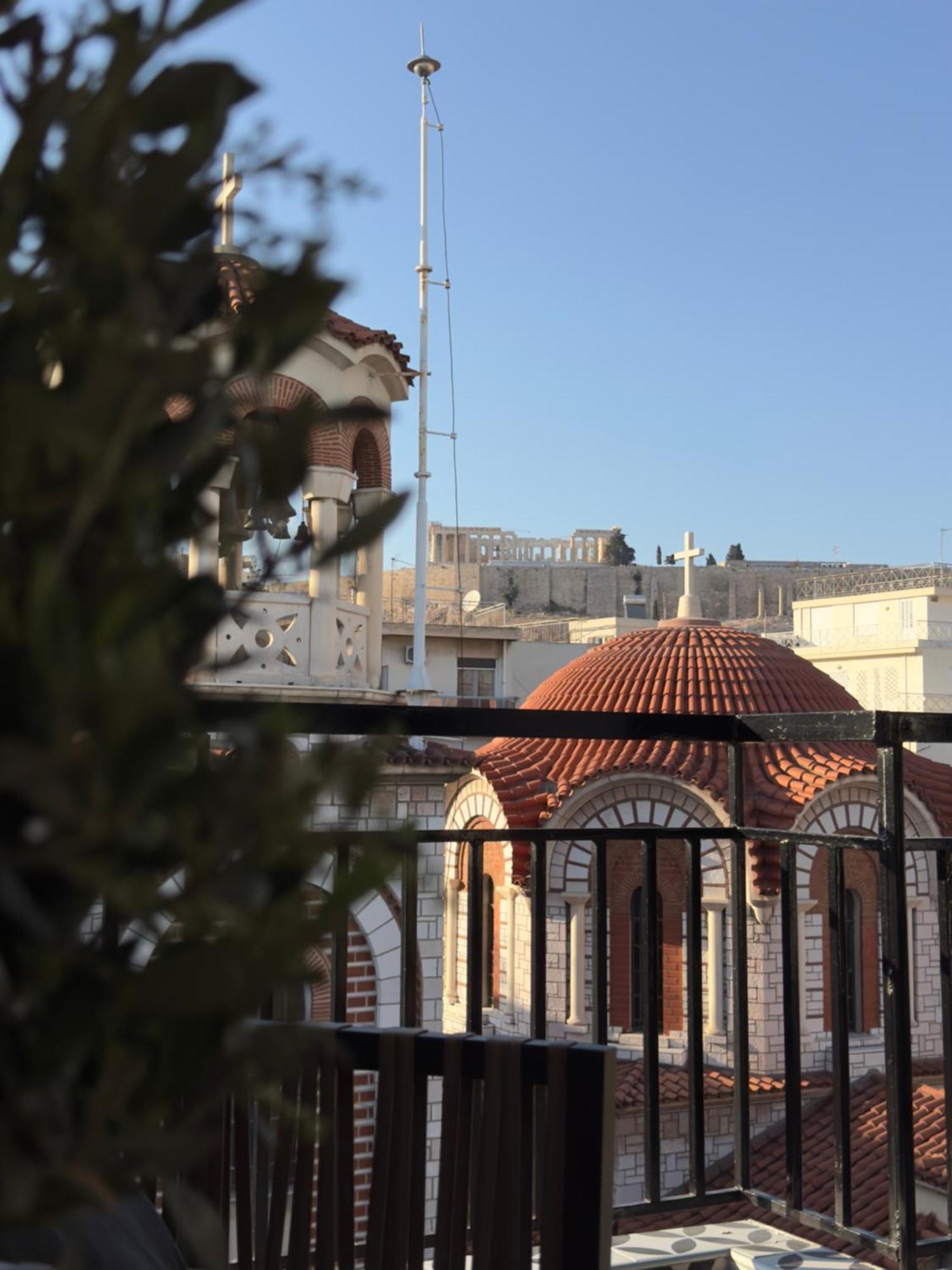 Appartamento Acropolis Golden View Penthouse Atene Esterno foto