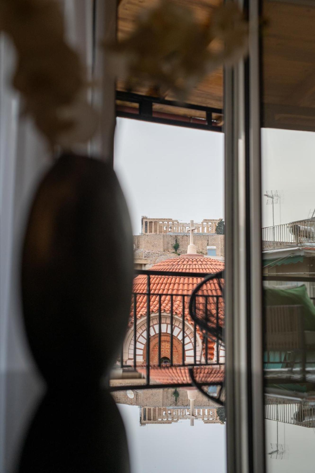 Appartamento Acropolis Golden View Penthouse Atene Esterno foto
