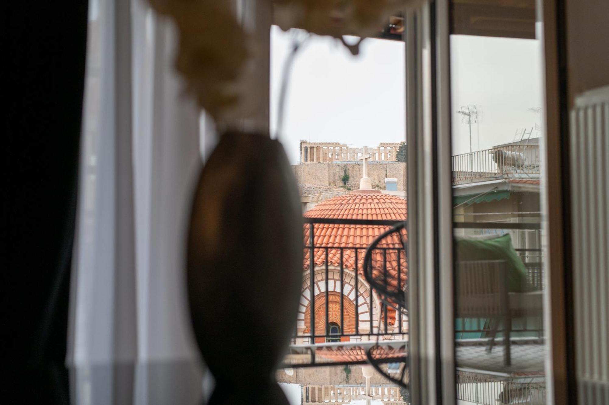 Appartamento Acropolis Golden View Penthouse Atene Esterno foto